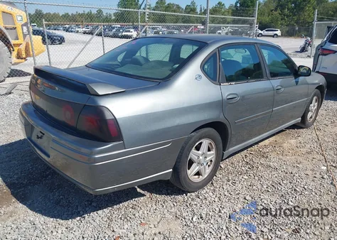 2005 Chevrolet Impala из США, поврежденный, VIN 2G1WF52EX59362535